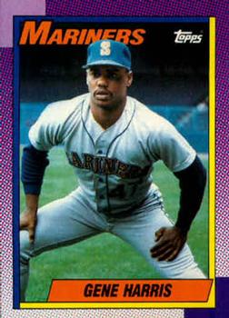 #738 Gene Harris - Seattle Mariners - 1990 Topps Baseball