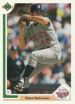 #738 Steve Bedrosian - Minnesota Twins - 1991 Upper Deck Baseball