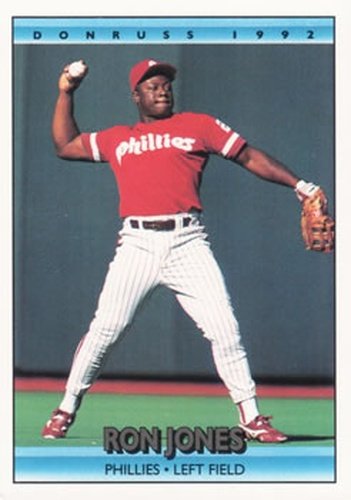 #738 Ron Jones - Philadelphia Phillies - 1992 Donruss Baseball