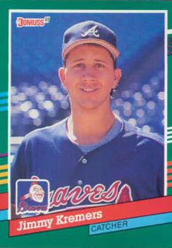#739 Jimmy Kremers - Atlanta Braves - 1991 Donruss Baseball
