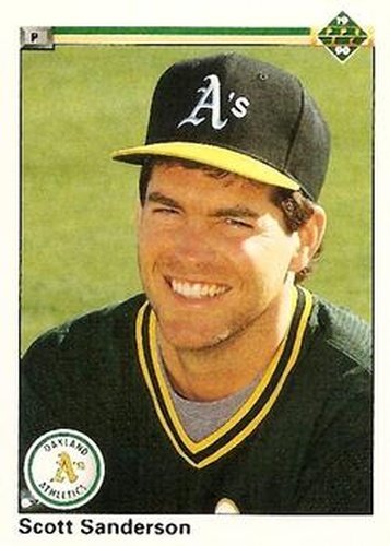 #739 Scott Sanderson - Oakland Athletics - 1990 Upper Deck Baseball