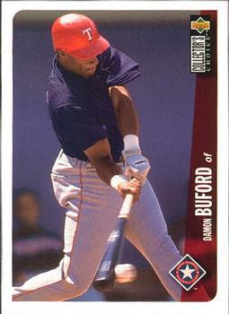 #739 Damon Buford - Texas Rangers - 1996 Collector's Choice Baseball