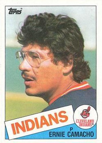 #739 Ernie Camacho - Cleveland Indians - 1985 Topps Baseball