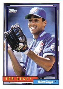 #739 Rob Ducey - Toronto Blue Jays - 1992 Topps Baseball