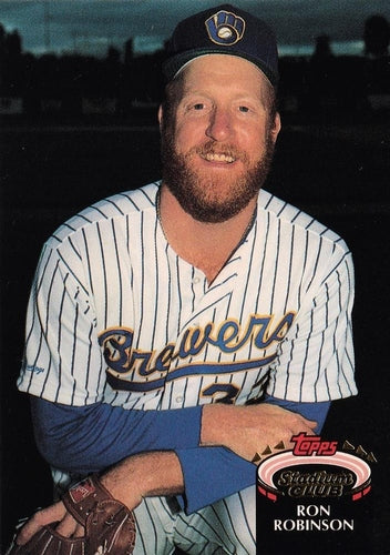 #739 Ron Robinson - Milwaukee Brewers - 1992 Stadium Club Baseball