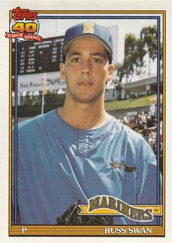 #739 Russ Swan - Seattle Mariners - 1991 O-Pee-Chee Baseball
