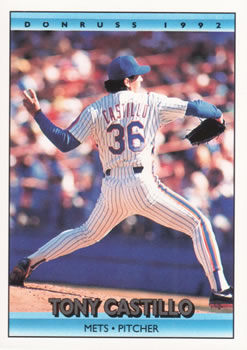 #739 Tony Castillo - New York Mets - 1992 Donruss Baseball