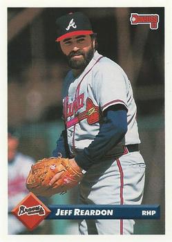 #739 Jeff Reardon - Atlanta Braves - 1993 Donruss Baseball