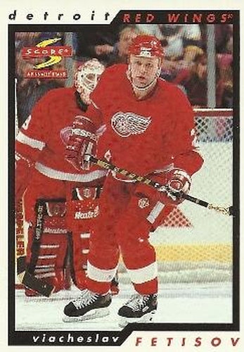 #73 Viacheslav Fetisov - Detroit Red Wings - 1996-97 Score Hockey