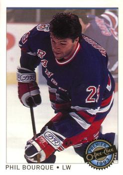 #73 Phil Bourque - New York Rangers - 1992-93 O-Pee-Chee Premier Hockey