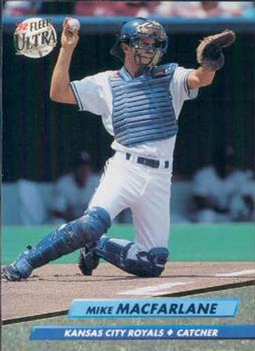 #73 Mike Macfarlane - Kansas City Royals - 1992 Ultra Baseball