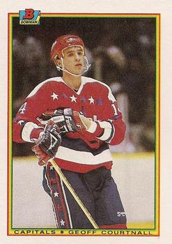 #73 Geoff Courtnall - Washington Capitals - 1990-91 Bowman Hockey