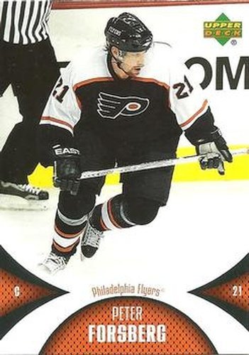 #73 Peter Forsberg - Philadelphia Flyers - 2006-07 Upper Deck Mini Jersey Hockey