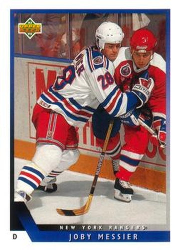 #73 Joby Messier - New York Rangers - 1993-94 Upper Deck Hockey