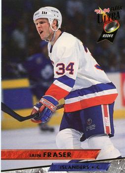 #73 Iain Fraser - New York Islanders - 1993-94 Ultra Hockey