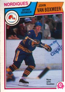#73 John Van Boxmeer - Quebec Nordiques - 1983-84 O-Pee-Chee Hockey