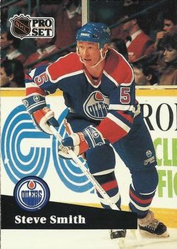 #73 Steve Smith - 1991-92 Pro Set Hockey