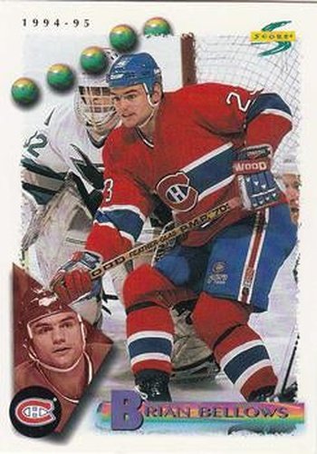 #73 Brian Bellows - Montreal Canadiens - 1994-95 Score Hockey