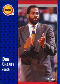 #73 Don Chaney - Houston Rockets - 1991-92 Fleer Basketball