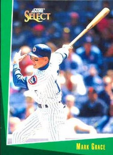 #73 Mark Grace - Chicago Cubs - 1993 Select Baseball