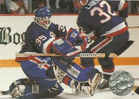 #73 Glenn Healy - New York Islanders - 1991-92 Pro Set Platinum Hockey