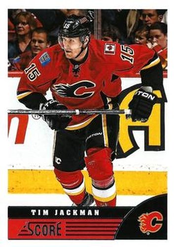 #73 Tim Jackman - Calgary Flames - 2013-14 Score Hockey