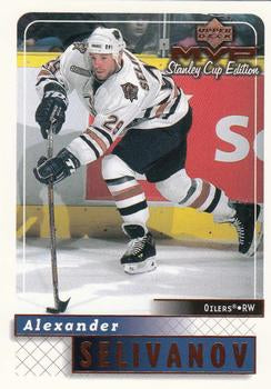 #73 Alexander Selivanov - Edmonton Oilers - 1999-00 Upper Deck MVP Stanley Cup Edition Hockey