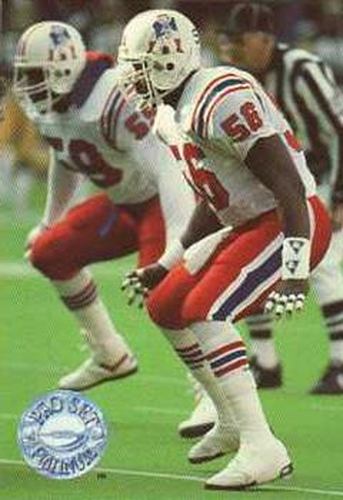 #73 Andre Tippett - New England Patriots - 1991 Pro Set Platinum Football