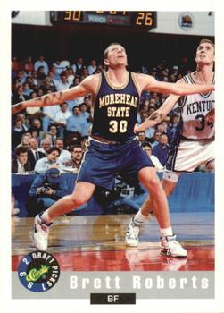 #73 Brett Roberts - Morehead State Eagles - 1992 Classic Draft Basketball