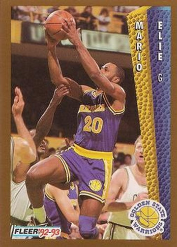 #73 Mario Elie - Golden State Warriors - 1992-93 Fleer Basketball