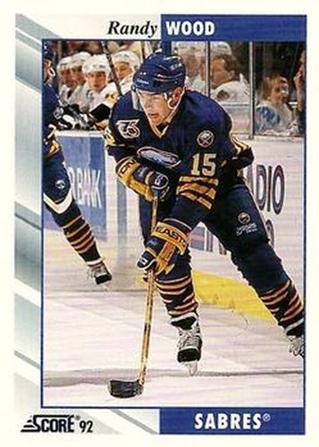 #73 Randy Wood - Buffalo Sabres - 1992-93 Score USA Hockey