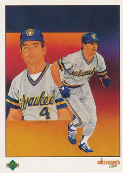 #673 Paul Molitor - Milwaukee Brewers - 1989 Upper Deck Baseball