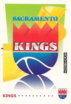 #373 Sacramento Kings Logo - Sacramento Kings - 1991-92 SkyBox Basketball