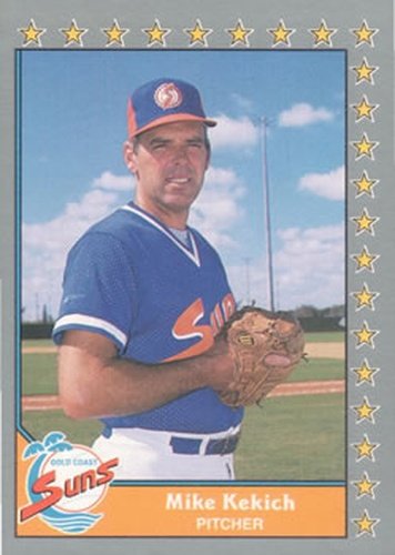 #73 Mike Kekich - Gold Coast Suns - 1990 Pacific Senior League Baseball