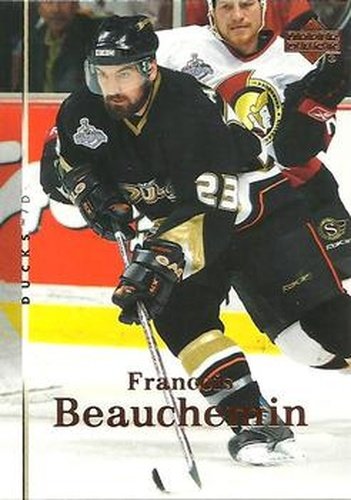 #73 Francois Beauchemin - Anaheim Ducks - 2007-08 Upper Deck Hockey