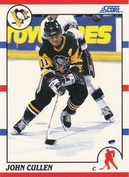 #73 John Cullen - Pittsburgh Penguins - 1990-91 Score Hottest and Rising Stars Hockey