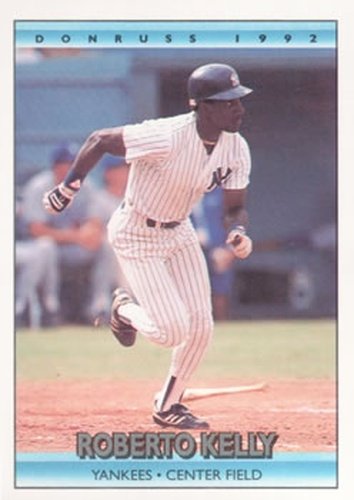 #73 Roberto Kelly - New York Yankees - 1992 Donruss Baseball