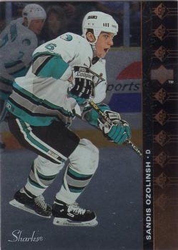 #SP-73 Sandis Ozolinsh - San Jose Sharks - 1994-95 Upper Deck Hockey - SP