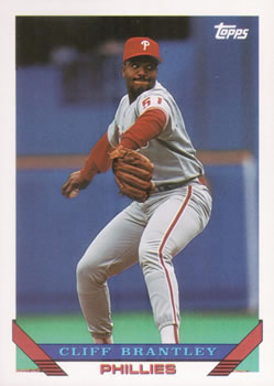 #773 Cliff Brantley - Philadelphia Phillies - 1993 Topps Baseball