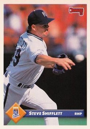 #73 Steve Shifflett - Kansas City Royals - 1993 Donruss Baseball