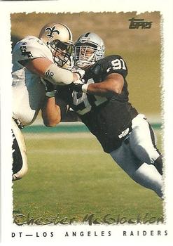 #73 Chester McGlockton - Los Angeles Raiders - 1995 Topps Football