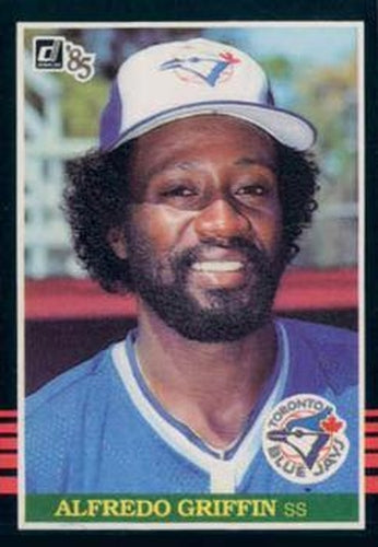 #73 Alfredo Griffin - Toronto Blue Jays - 1985 Donruss Baseball