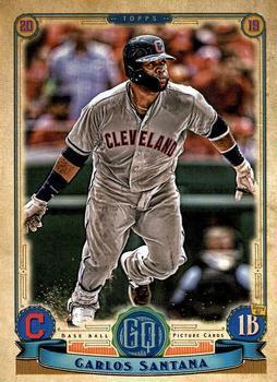 #73 Carlos Santana - Cleveland Indians - 2019 Topps Gypsy Queen Baseball