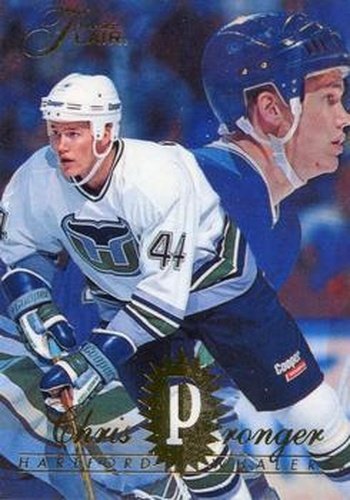 #73 Chris Pronger - Hartford Whalers - 1994-95 Flair Hockey