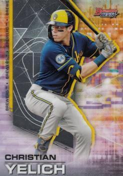 #73 Christian Yelich - Milwaukee Brewers - 2021 Bowman's Best Baseball