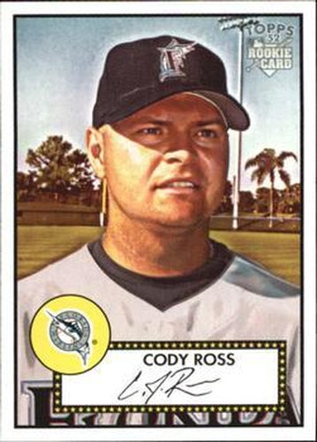 #73 Cody Ross - Florida Marlins - 2006 Topps 1952 Edition Baseball