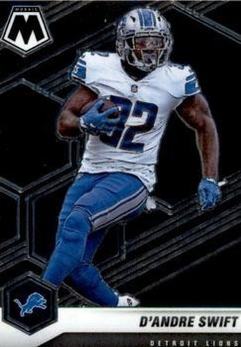 #73 D'Andre Swift - Detroit Lions - 2021 Panini Mosaic Football