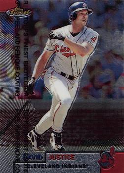 #73 David Justice - Cleveland Indians - 1999 Finest Baseball
