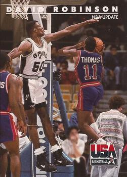 #73 David Robinson - USA - 1992 SkyBox USA Basketball
