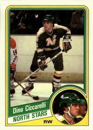 #73 Dino Ciccarelli - Minnesota North Stars - 1984-85 Topps Hockey